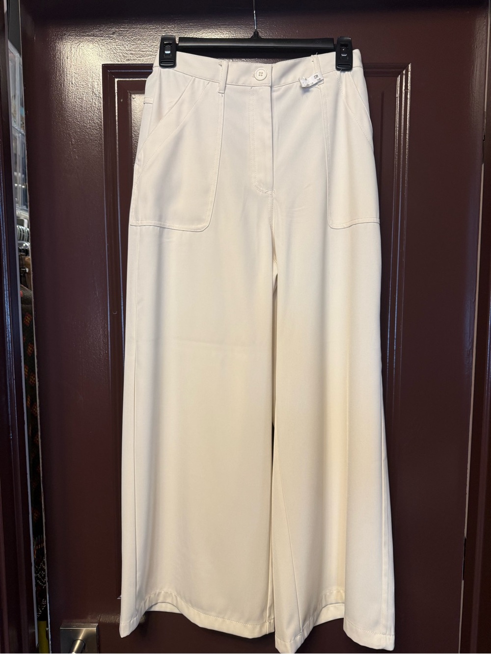 New never worn Max Studio Wide-Leg Cream Pants